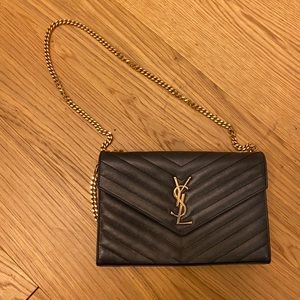 YSL MONOGRAM CHAIN WALLET